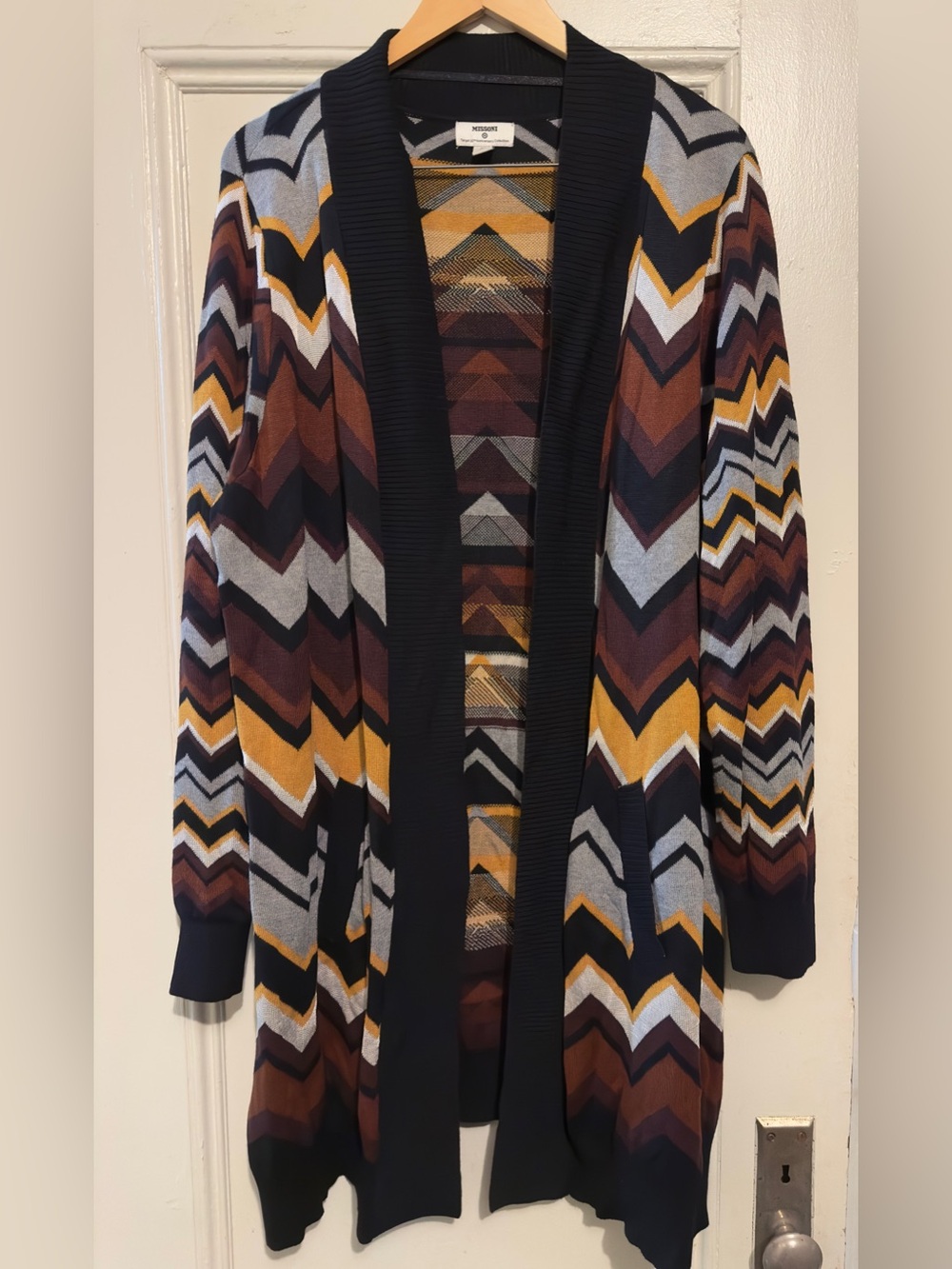 Missoni x Target Chevron Open-Front Cardigan Sweater - Multicolor. Size 3X